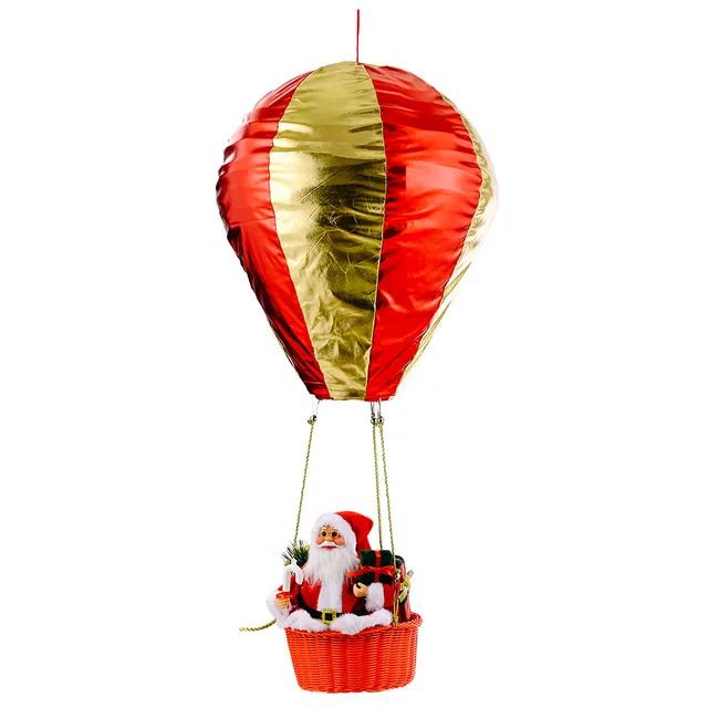 D2 2025 Christmas Hot Air Balloon Ornaments Snowman Santa In Hot Air Balloon Ornament Pendant For Christmas Trees Xmas Decor