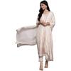 Libas Women's Silk Blend Kurta Sets (33338O_Beige