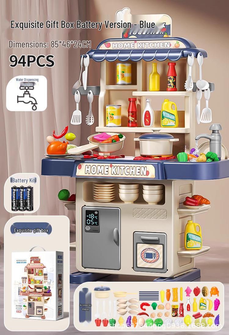 Children s Mini Kitchen Role-Playing Toy Stove with Water Dispensing Feature - Ideal Birthday Gift for Boys and Girls Aged 3+