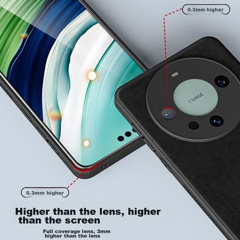 Phone Case for Huawei Mate60 Pro, Huawei Mate60 Pro+ Protective Cover, Upgraded Skin-Like Matte Lens Full Protection Silicone Case And Wome