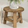 Wooden Mini Stool Display Stand, Modern Wooden Succulent Plant Stand, Suitable for Balconies, Perfect for Mother's Day Gifts