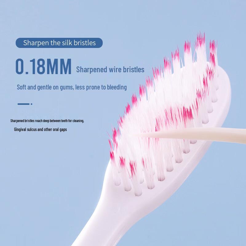 Haomili 30-Pack Soft Bristle Toothbrushes