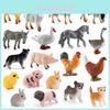 Duck Pig Dog Farm Animal Miniature Pvc Figures With Static Construction For Kids And Hobbyists