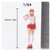 Street Modern Girl Figurine | HandPainted Resin Construction, Finely Detailed, Miniature Figure with