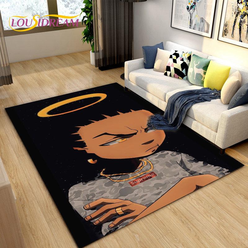 Legend Star Hip Hop Art Rapper Area Rug Large,Carpet Rug for Living Room Bedroom Sofa Doormat Decoration,Kids Non-slip Floor Mat