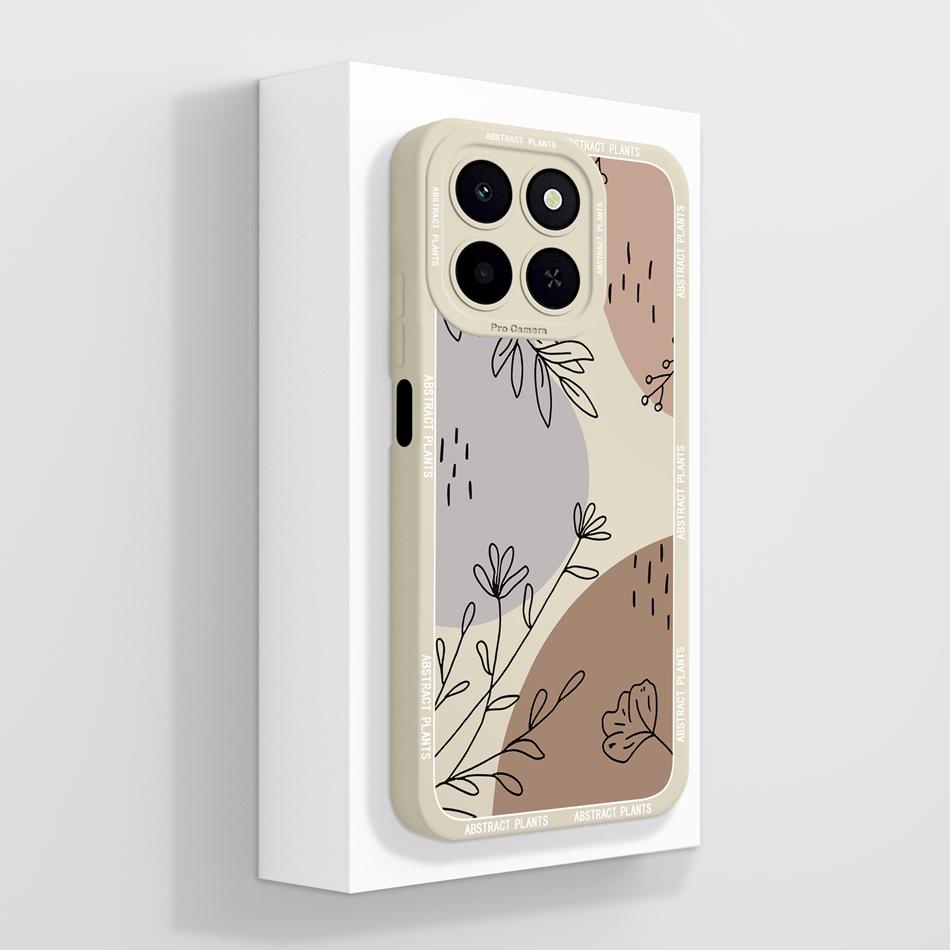 For Honor X6C Phone Case Cute Panda Soft Back Cover High Quality Liquid Silicone Anti Drop Funda Lightweight Couple Bumper Gift