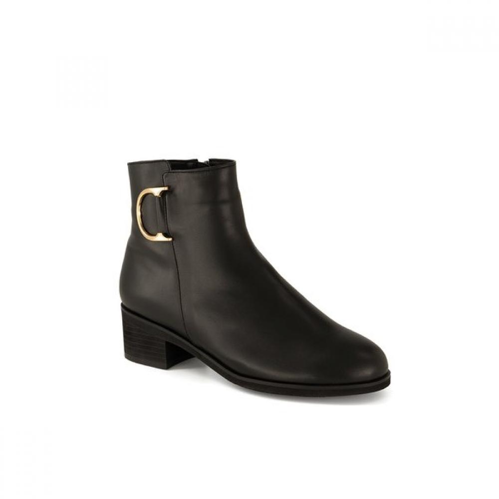 Daks Women 5cm Buckle Comfort Ankle Boots Dlb403ga10  Black 225/black (GA10)