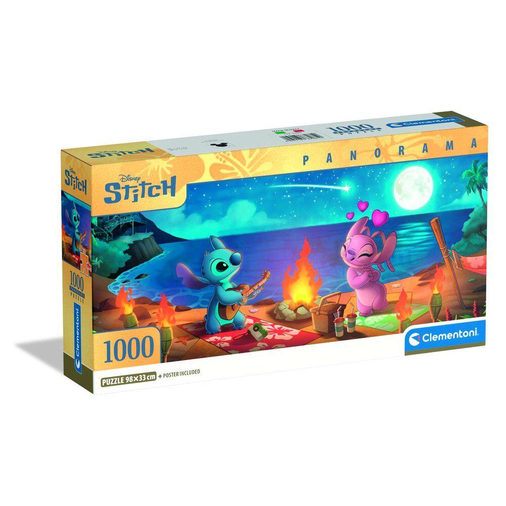 Panorama Puzzle 1000 Pieces. Compact Disney Stitch