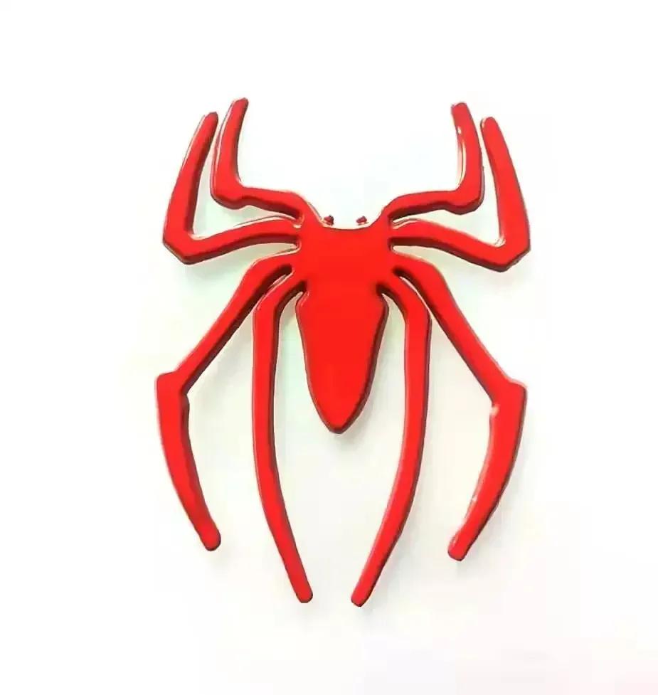1PC Car Universal 3D Metal Three-dimensional Car Stickers Spider Auto Emblem Decal Car Styling Decoration Auto Exterior NEW