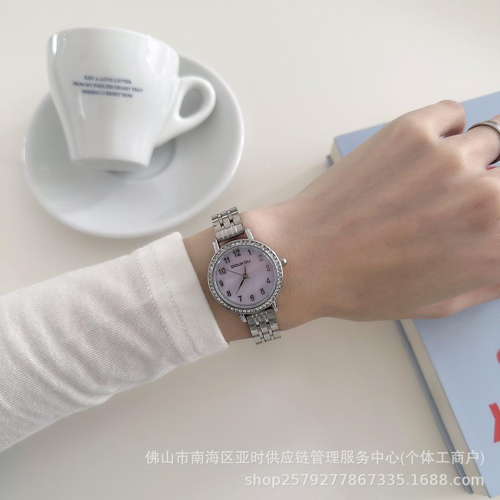 Doukou Niche South East Asia Fritillary Small Dial Steel Belt Watch Women'S Gypsy Watch