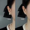 Elegant High-End Large Pearl Stud Earrings - Fashionable and Versatile Daily Wear for Women