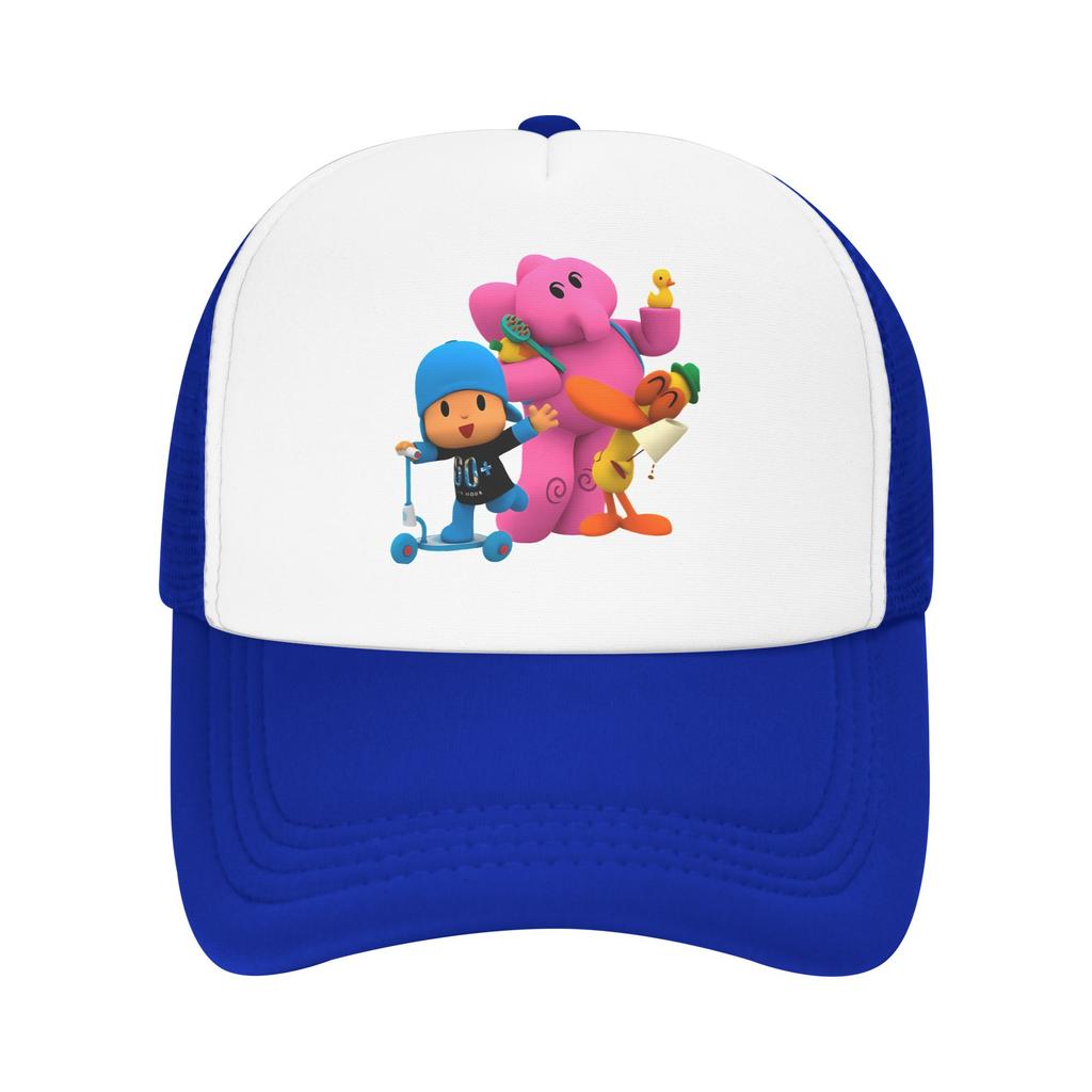 Pocoyoed  Friends Super Hero Friends  Trucker Caps Mesh Baseball Cap Snapback Caps Hat Trucker Hat Breathable Fishing Hat Summer