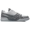 Li Ning 937 Deluxe Low Canvas Shock Absorbing Non-Slip Durable Lightweight Low-Top Retro Basketball Shoes Men Sneaker Brick-Gray AGBR049-5