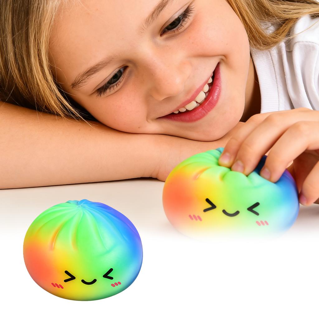 New 1pcs Oversized Dumpling Sensory Squeeze Toy For Realistic Play And Stress Relief Decompression Dough Toy Gift