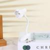 Flower Shaped Clip On Led Reading Light Desk Lamp Mini Eye Protection Book Lamp Warm Soft Light For Dorm Bed Desk Study Decor