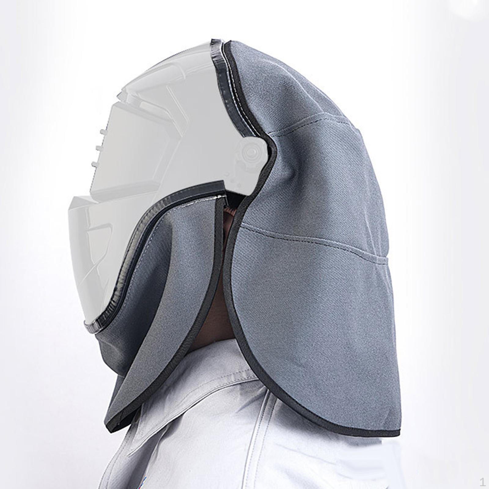 

Flame Resistant Welding Helmet Cover, Safe, Professional And Sturdy Replacement Accessory сірий колір