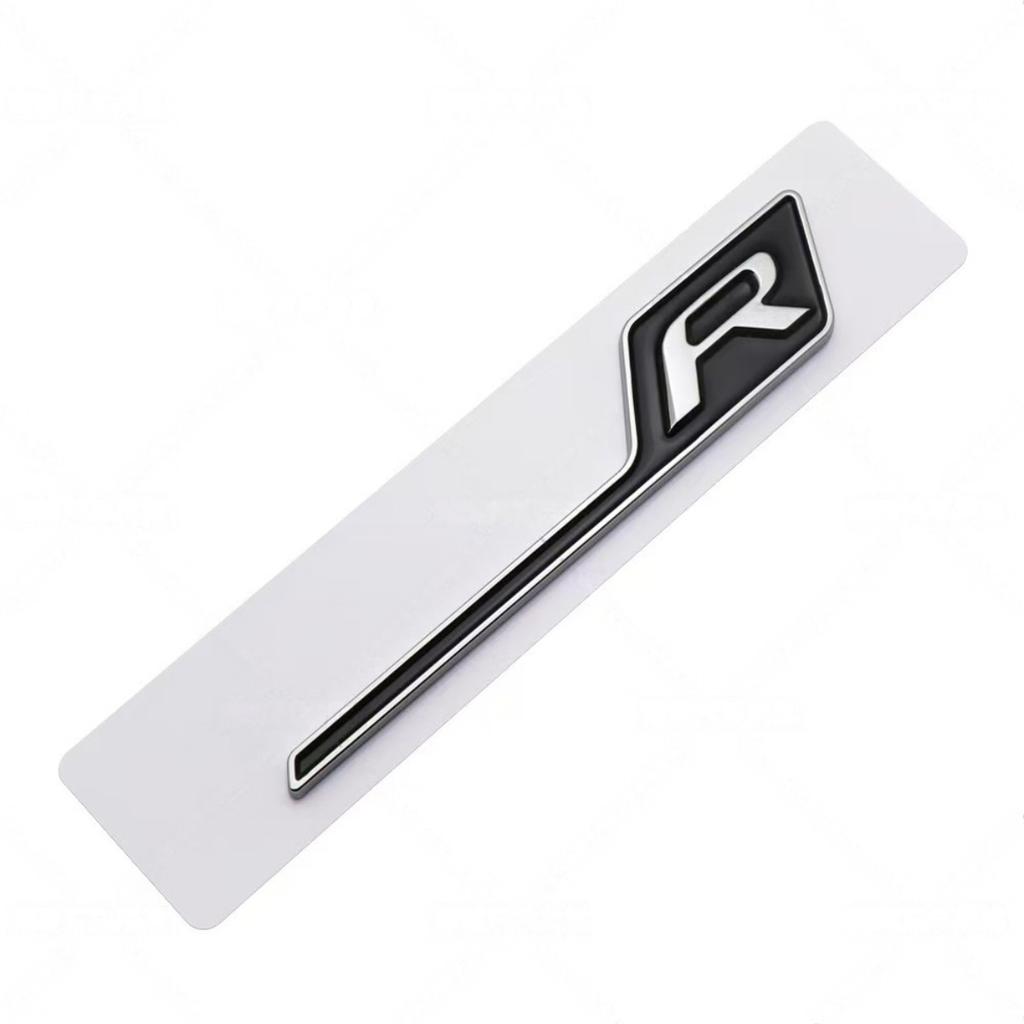 1PC ABS GT C S R Logo Badge Sticker Car Rear Trunk Emblem Decal High-Quality Automotive Styling Accessories