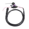 For NMEA 2000 N2K Male Power Cable with Fuse 5 Pin 1m 39.4in Long for Networks