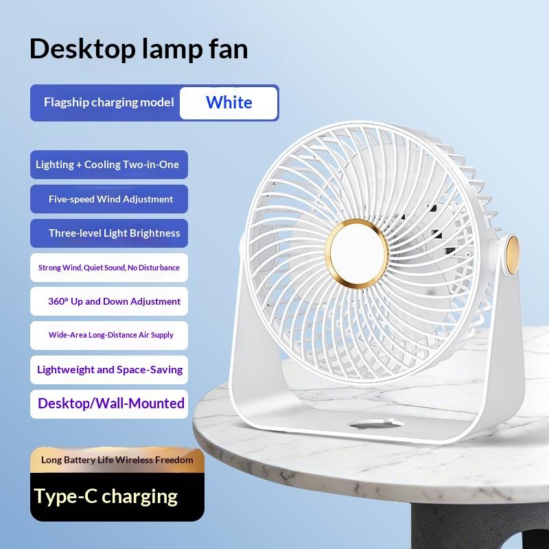 Wireless Portable Multifunctional Circulation Fan Silent Desktop Wall Ceiling Mount Air Cooler For Home Use