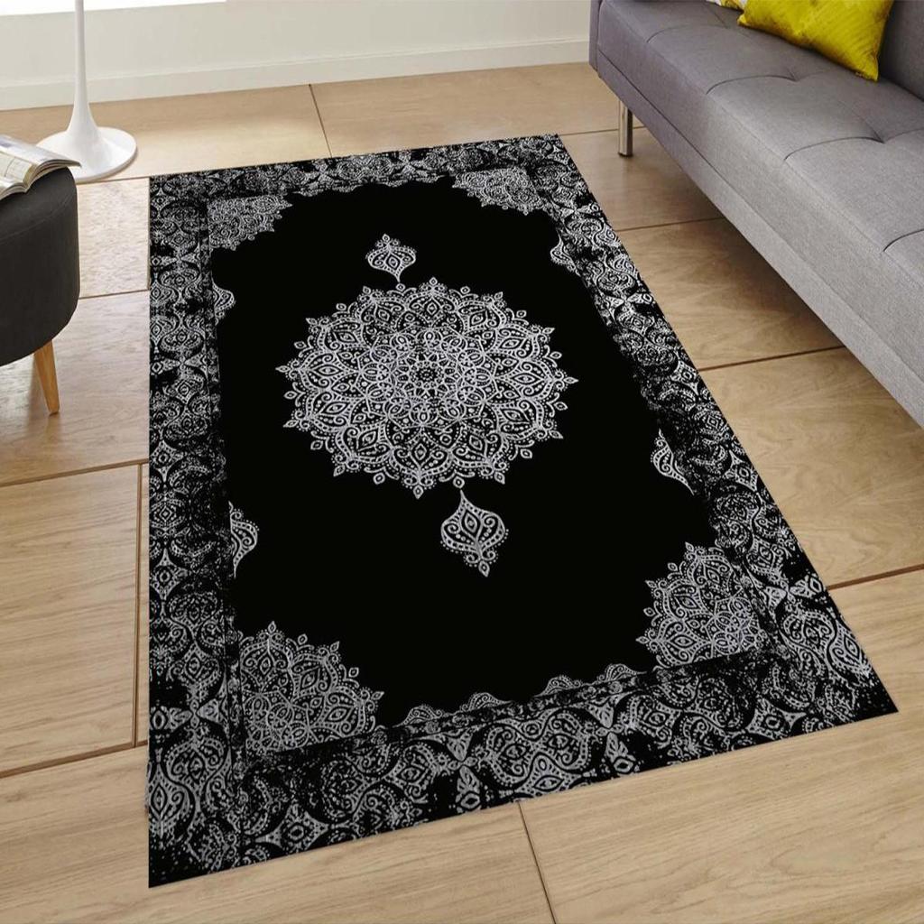 EPeddler Home Modern Classic Pattern Digital Printing Washable Non-Slip Dot Backing New Generation Kitchen, Living Room, Bedroom Carpet and Floor Mat