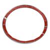 4PCS  ABS Chrome Car Door Speaker Ring Cover Trim for X1 F48 2016 2018