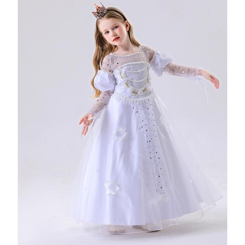 

Костюм королевы для родителя и ребенка, взрослый костюм на Хэллоуин для вечеринки, костюм белой королевы, детский костюм королевы для выступления 150