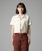 Women'S Coolmax Crop Work Shirt Egret