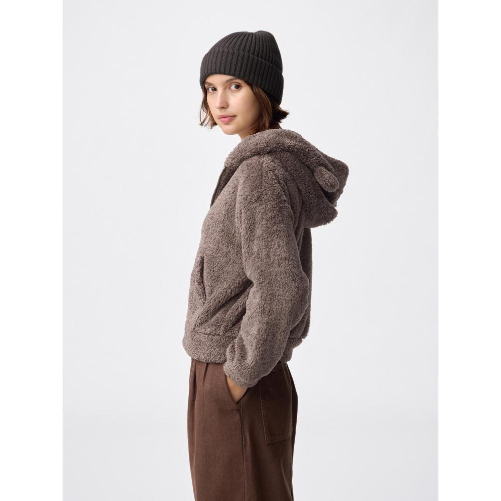 Gu By Uniqlo Marshmallow Full Zip Parka  Bear 