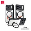 XUNDD For iPhone 17 Pro Max iPhone 17 Air Casing Airbag Shockproof Protective Case Luxury Phone Cover With Rotatable Magnetic Holder Stand