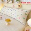 New class A cool silk small fresh printing double long 48x150cm pillowcase extended couple pillowcase single pillowcase