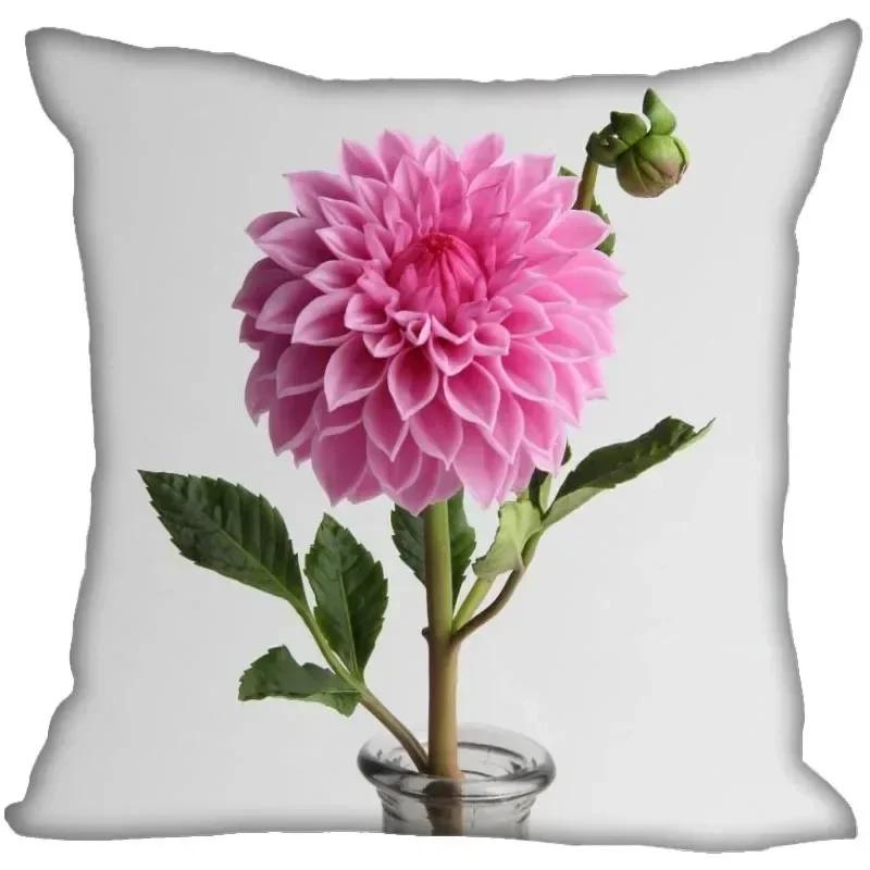 

Роскошный домашний декор наволочка с рисунком в виде цветка в горшке чехол для подушки для дивана в гостиной 66x66cm бордовый