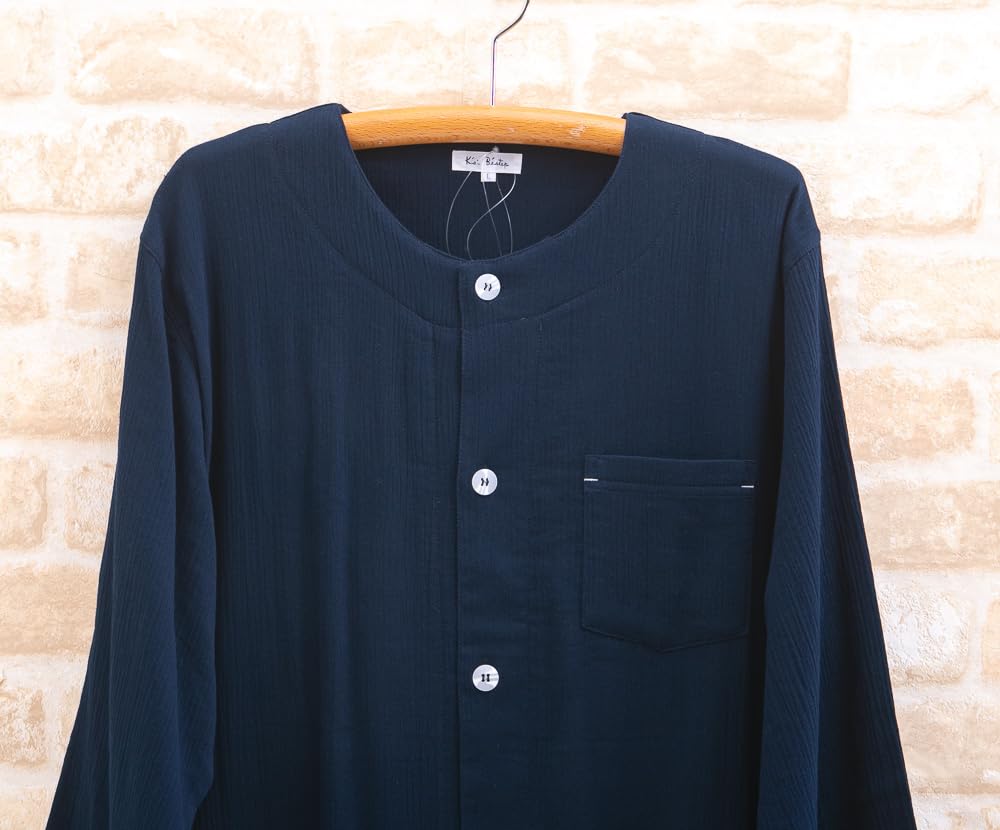 Soft and gentle on the cotton crepe double gauze sleeper long suitable for spring and front available in 13029 size to LL [K's Eye] skin, 100%