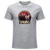 Sparks Rock Band Vintage Circle Portrait Graphic Man's T-Shirt
