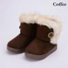 Vinter småbarnssko Barn Søte varme korte støvler med fløyel jenter snøstøvler