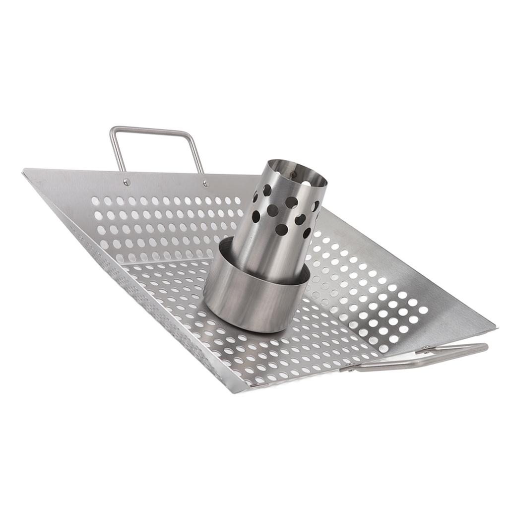 Beer Can Chicken Pan Food Grade Stainless Steel Beer Can Chicken Roaster Stand Holder with 2 Handle