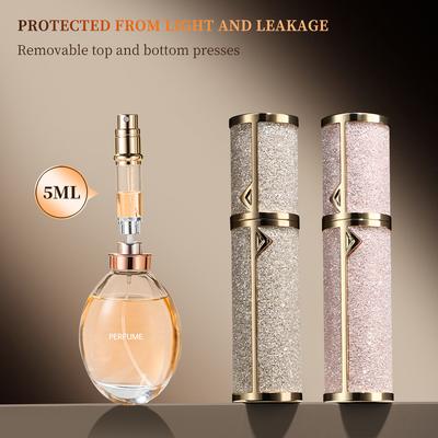 5ML Sticlă de Parfum Portabilă Compactă din Piele Atomizor Multifuncțional Reumplibil Atomizor Gol de Parfum pentru Călătorie Sticlă cu Spray 1BUC