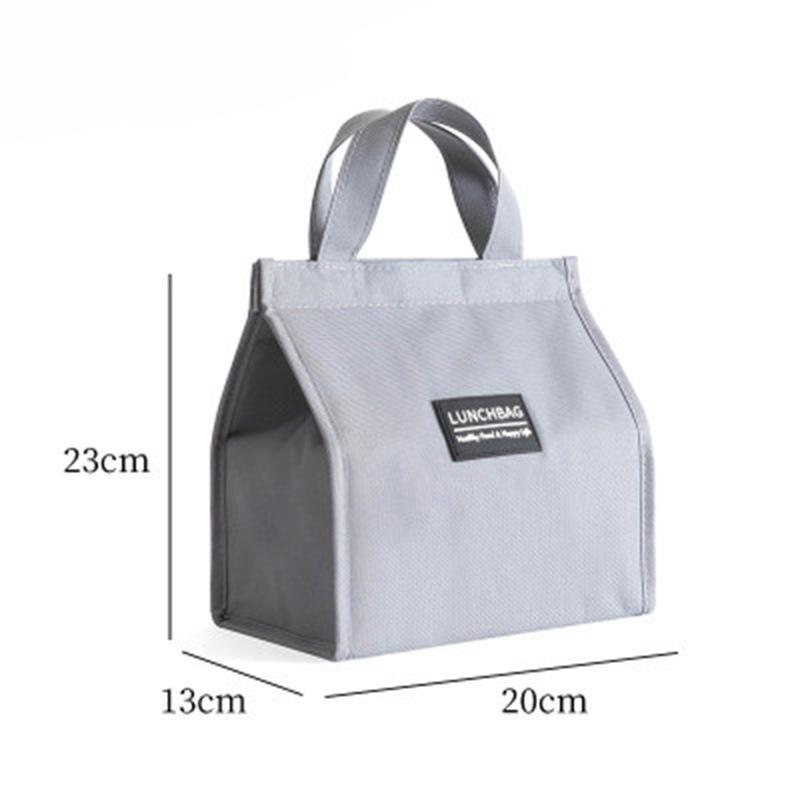 Portable Oxford Lunch Bags Fresh Cooler Pouch For Office Students Convenient Lunch Box Tote Couples Blue Pink Food Container Bag