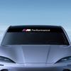Car Front Windshield Stickers Front and Rear Decorative Emblem For BMW M E34 E36 E60 E90 E46 E39 E70 F10 F20 F30 X5 X6 X1 M3 M5 M6 E71 F01 F02 F87