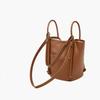 2025 Luxury Genuine Leather Women's Bucket Handbags Female Retro Cowhide Shoulder Bag Fashion Designer High-end Party Tote Bags