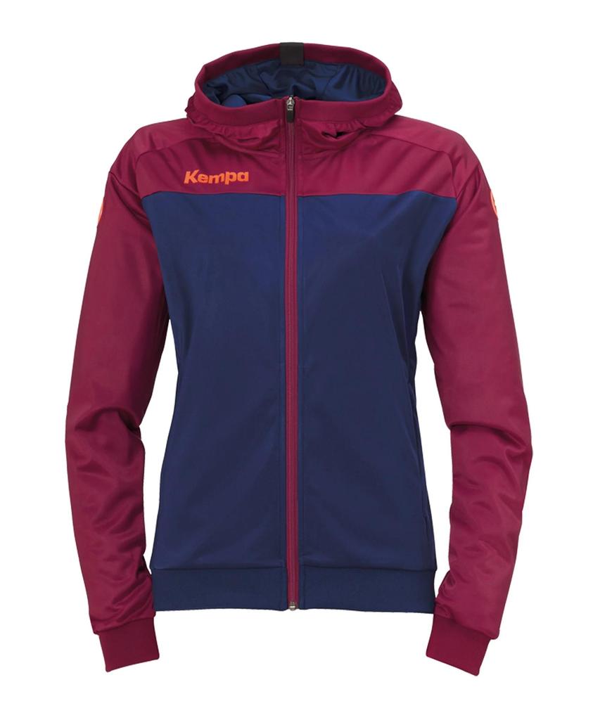 Kempa Prime Multi Down Coat polyester Blue profond/Red profond