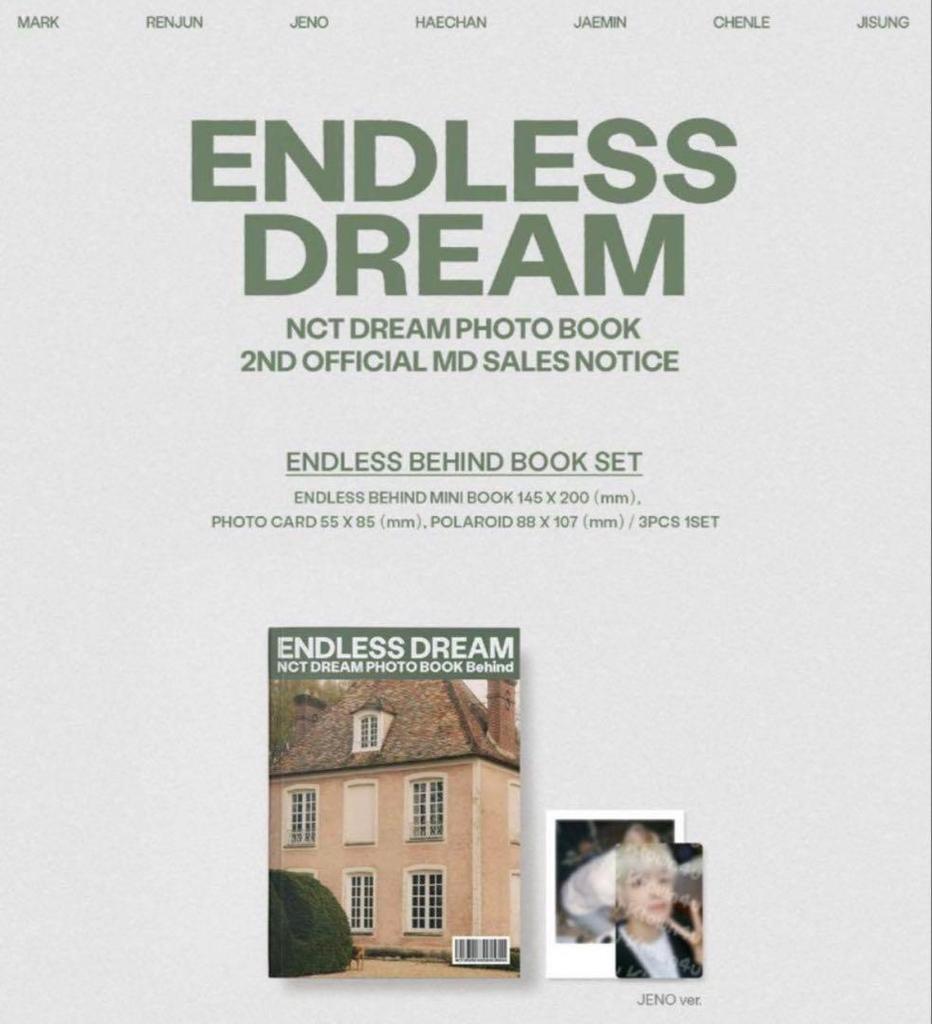 [USED] NCT DREAM ENDLESS DREAM BEHIND BOOK Jaemin