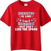 Soft Unisex Crew Neck Tshirt Vintage Chemistry Is Like Cooking Just Dont Lick The Spoon Trendy Unisex Tees Cheap Tshirt Black