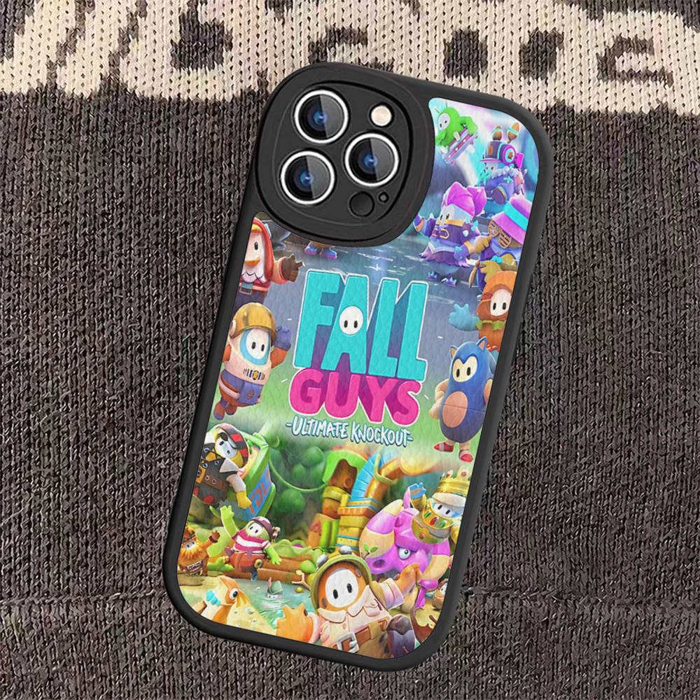 F-Fall G-Guys Party Game Phone Case Hard Leather For IPhone 14 13 16 Mini 15 14 11 12 Pro Max Plus Fundas