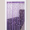 Rose Flower Silver Thread Tassel Curtain, 1x2m Door Drape Room Divider Living Room Bedroom, Home Decor Privacy Screen Hanging Partition