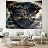 Sherlock Holmes Print Tapestry, Backdrop, Easy Setup, Ideal for Bedroom, Office & Living Room, with Aesthetic Wall Hanging Decor.