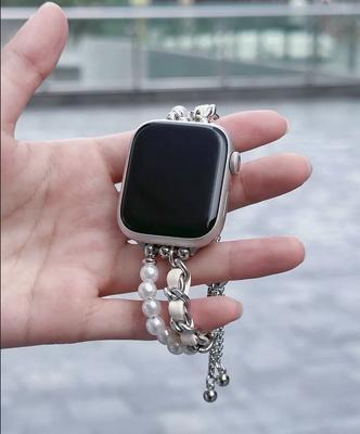 Correa For Apple Watch Band for Women Series Ultra 10/9/8/7/6/5/4/3/2/1 SE 38mm 40mm 41mm 42mm 44mm 45mm 46mm 49mm Strap