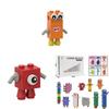 Numberblocks Blocks With Plastic Pieces For Diy Party Games And Kids Play