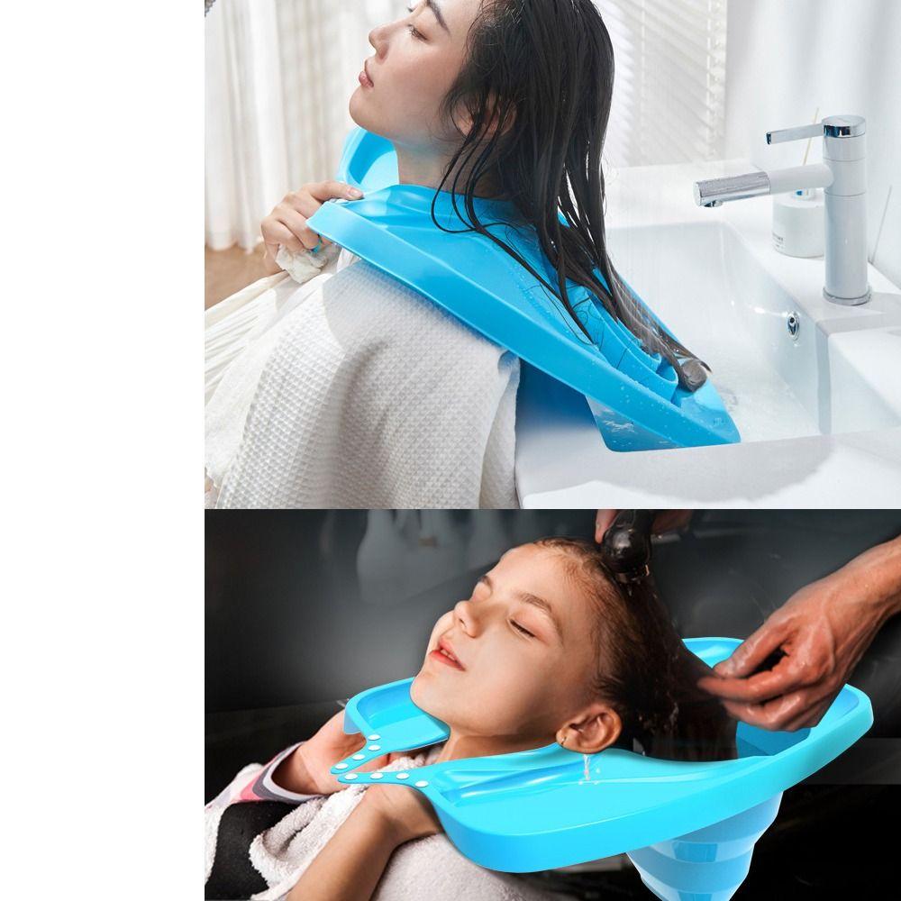 Lavabo Plegable Portátil para Lavar el Cabello Bandeja Plegable para Lavar el Cabello Lavabo Plegable para Champú Para Salón de Peluquería