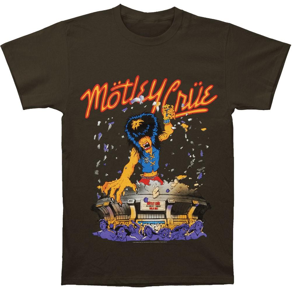 Men s Motley Crue Allister King Kong T-shirt Medium Grey XL
