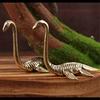 Metal Animal Shelf Decors Accent,Nessies Figurines Tabletop Centerpieces Home Decorations Nessies Decorative Objects